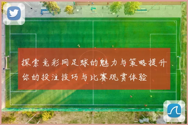 探索竞彩网足球的魅力与策略提升你的投注技巧与比赛观赏体验
